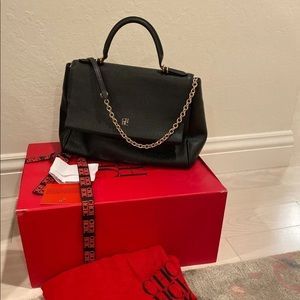 Authentic Carolina Herrera Black Handbag